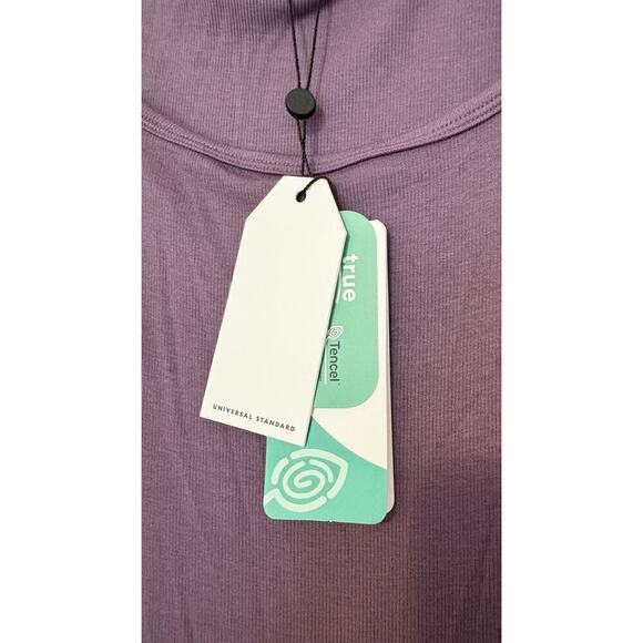 NWT Universal Standard Ribbed Longsleeve Square Neck Dress Size XXS - Picture 5 of 5